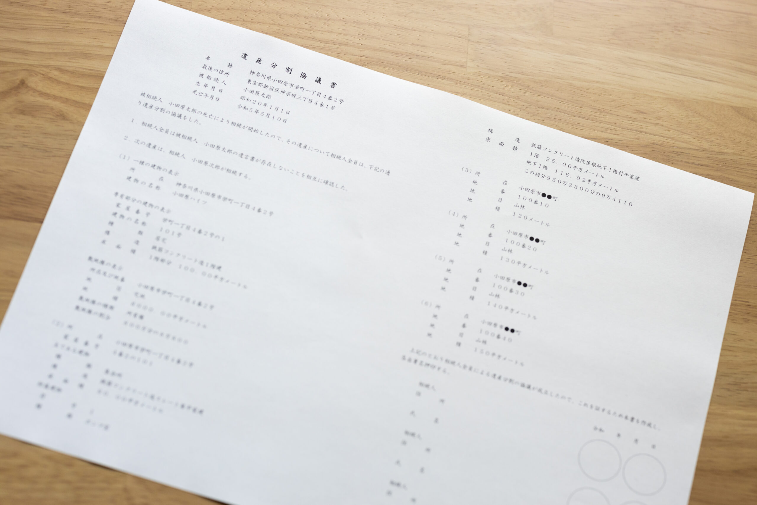 数次相続と遺産分割協議書と遺産分割協議証明書 - 神楽坂法務
